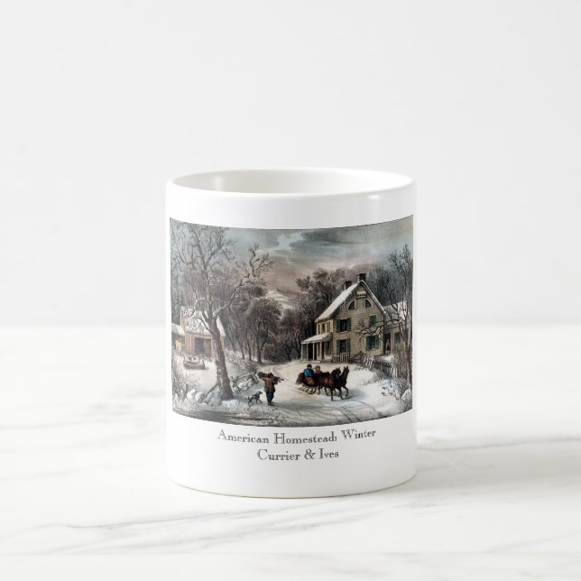 Mug - American Homestead: Winter (Center)