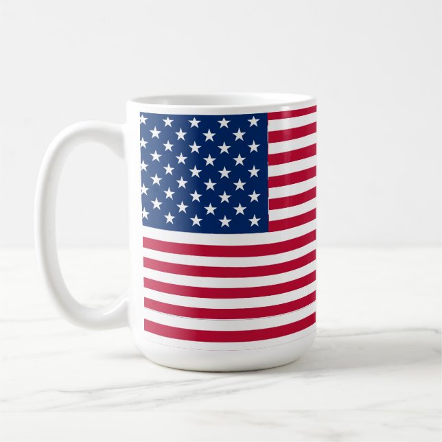 Mug American USA Flag Pride Design-76353 (Gauche)