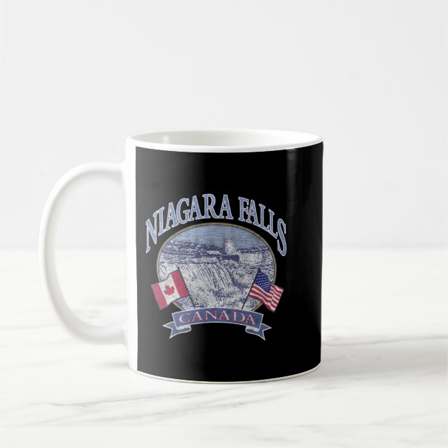 Mug Americana Niagara Falls Scene Canada Amérique drap (Gauche)