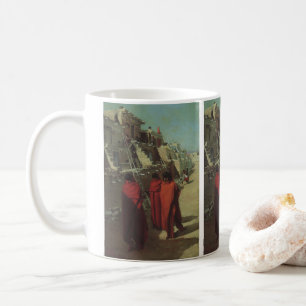 Mug Amérindien vintage, Hopi Pueblo par Louis Akin
