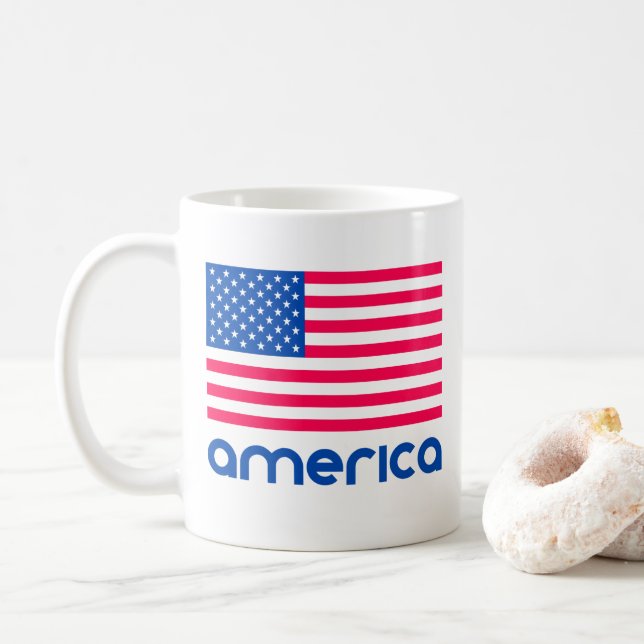 Mug Amérique (Avec donut)