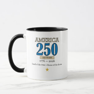 Mug Amérique 250 Ans 1776–2026 Aigle Patriotique Vinta