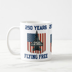 Mug Amérique 250 Ans de Vol Libre Jet - 1776-2026