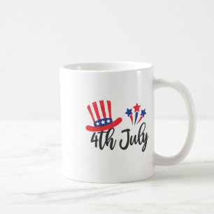 Mug Amérique Joyeuse 4 juillet Fête de l'Indépendance