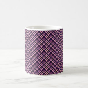 Mug Améthyste Peach rose violet Lilac Striac Plaid