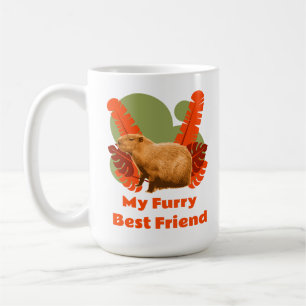 Mug Ami à Fourrure Capybara Animal Tropical