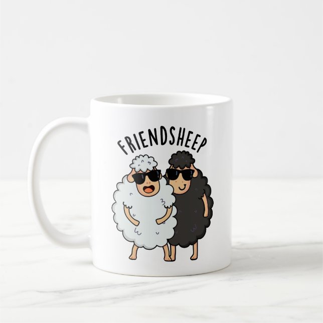 Mug Ami-mouton Drôle Pun mouton Drôle (Gauche)