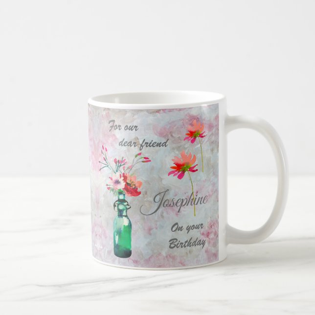Mug Ami spécial Anniversaire Café ou Thé (Droite)