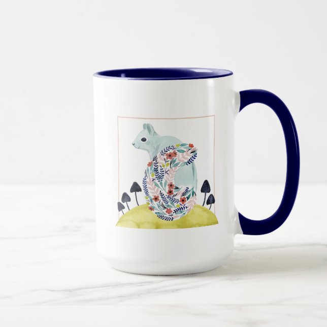 Mug Amis de Clementine | Écureuil d'art populaire (Droite)