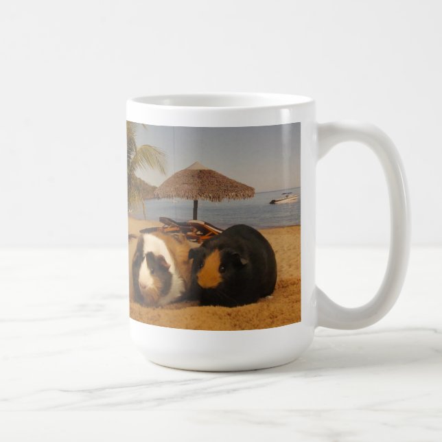 Mug Amis de cobaye sur la plage (Droite)