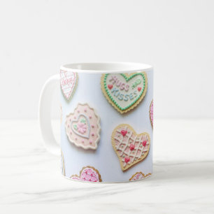 Mug Amis de la Saint-Valentin  Cookies en forme de coe