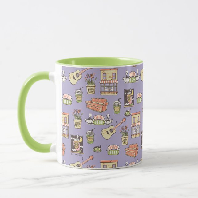 Mug AMIS™ | Motif d'icône violet (Gauche)