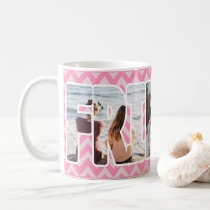 Mug Amis Personnalisé 3 Photos Rose Décor Maison