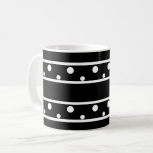Mug Amis Pois blancs Noir