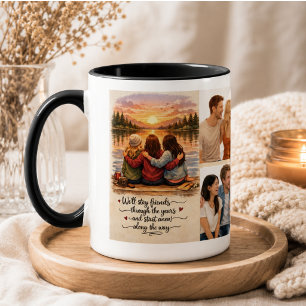Mug Amitié - Nous resterons amis à travers les ans