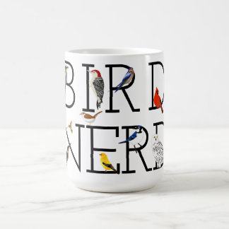 Mug Amortissement Nerd d'oiseaux deux
