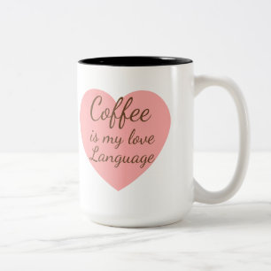 Mug Amour Café Chat Mignon & Cœur Rose