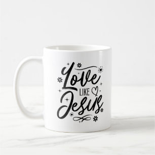 Mug Amour Comme Jésus chrétien Bible religieuse Verse