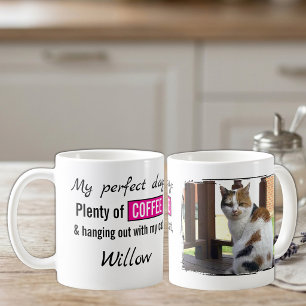 Mug Amour d'animal chat chien café rose