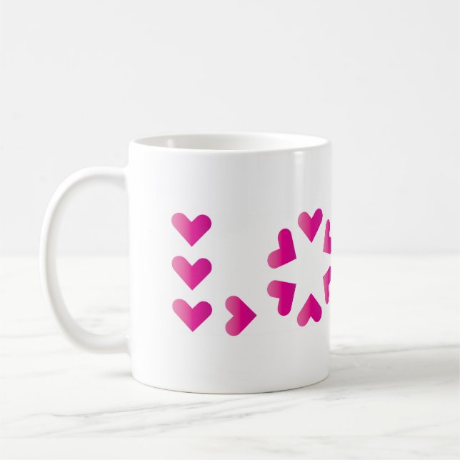 Mug AMOUR dans les coeurs (Gauche)