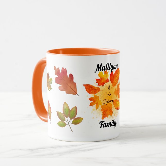 Mug Amour d'automne (Devant gauche)