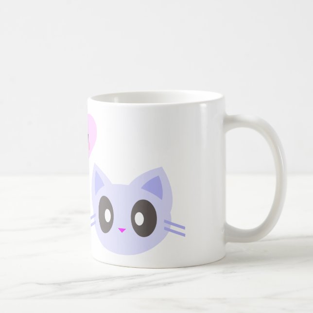 Mug amour de chat mignon (Droite)
