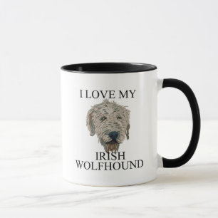 Mug Amour de chien-loup irlandais !