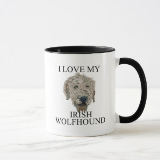 Mug Amour de chien-loup irlandais !