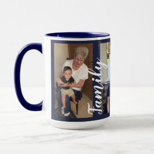 Mug Amour de famille du collage   de photo de la