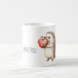 Mug Amour de Hérisson Doux Cœur