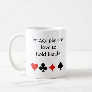 Mug Amour de joueurs de pont pour tenir des mains