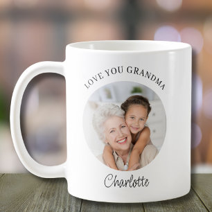 Mug Amour de photo moderne pour grand-mère 
