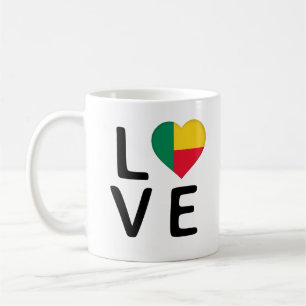 Mug Amour - Drapeau du Bénin