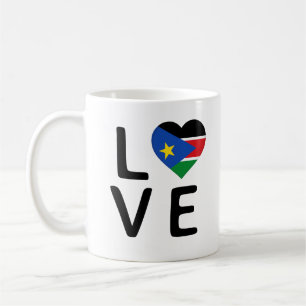 Mug Amour - Drapeau du Sud-Soudan