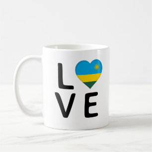 Mug Amour - Drapeau Rwanda