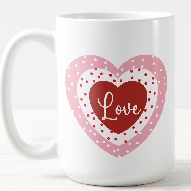 Mug Amour du coeur mignon (Créateur téléchargé)