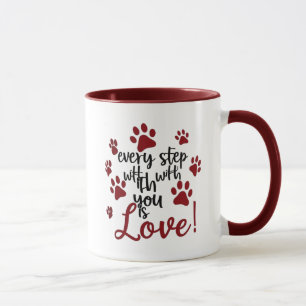 Mug Amour Empreinte de patte