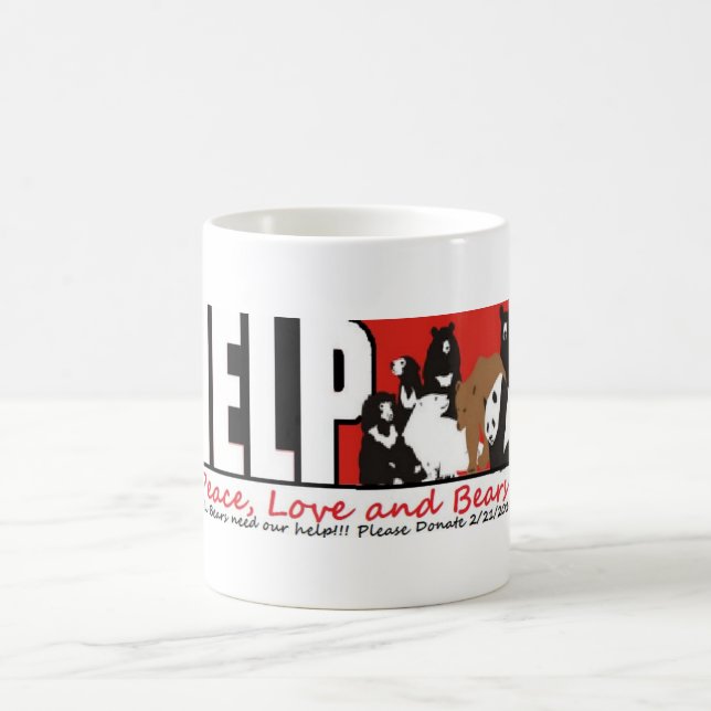 Mug amour et ours de paix (Centre)