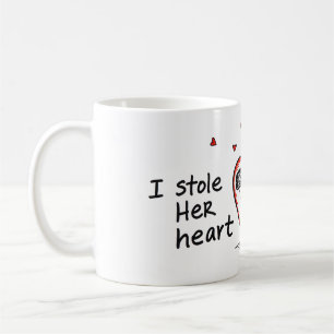 Mug Amour Joueur : Coeurs volés Design