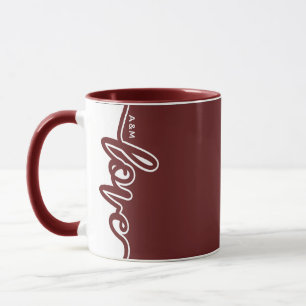 Mug Amour moderne Saint Valentin photos personnalisées