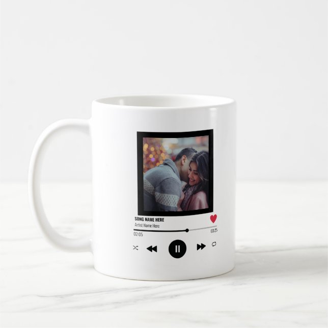Mug Amour Personnalisé Couple Anniversaire Cadeaux Cha (Gauche)