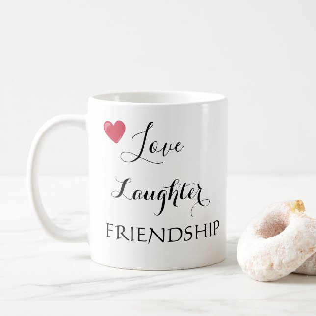 Mug Amour Rire Amitié Dire (Avec donut)