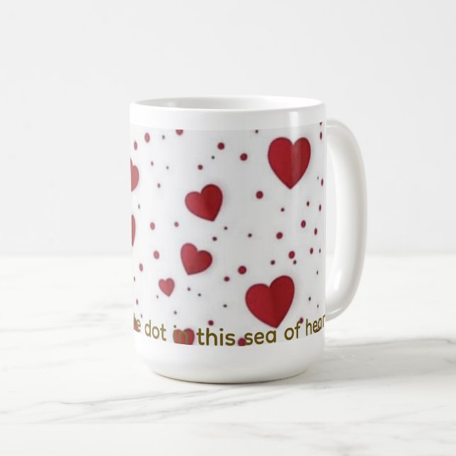 Mug Amour Romantique (Devant droit)