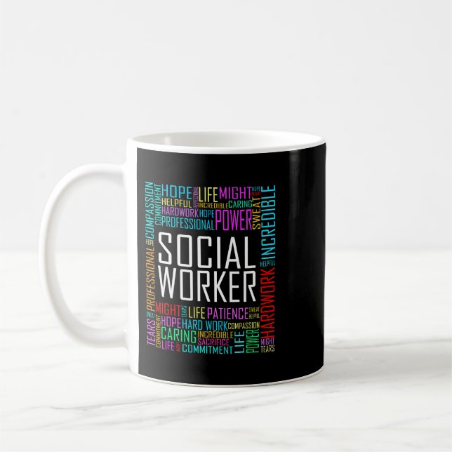 Mug Amour Social Worker Hero Charitable Social Work Ma (Gauche)