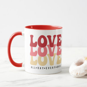 Mug Amour toute la journée Tous les jours, Saint Valen