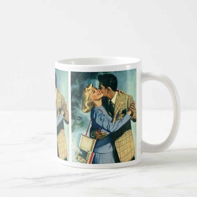 Mug Amour vintage et romance, Danse de Noël (Droite)