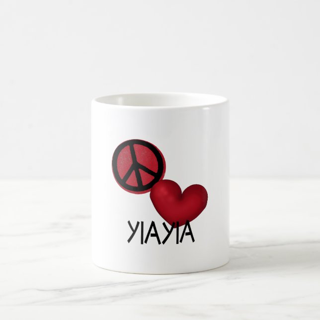 Mug Amour YiaYia de paix (Centre)