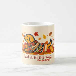 Mug Amoureux de chiens mignons en automne