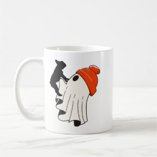 Mug Amoureux de fantôme mignon et de Bouledogue França