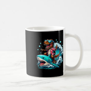 Mug Amoureux de la plage T-rex Dinosaure chevauchant u